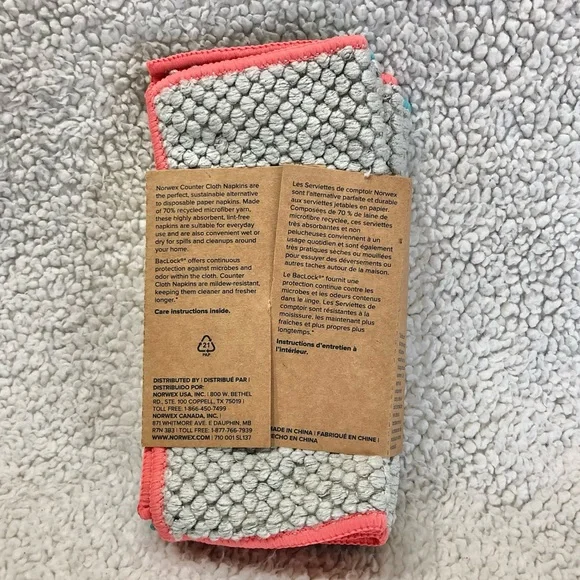 Norwex Counter Cloth Napkins Set - Picture 2 of 6